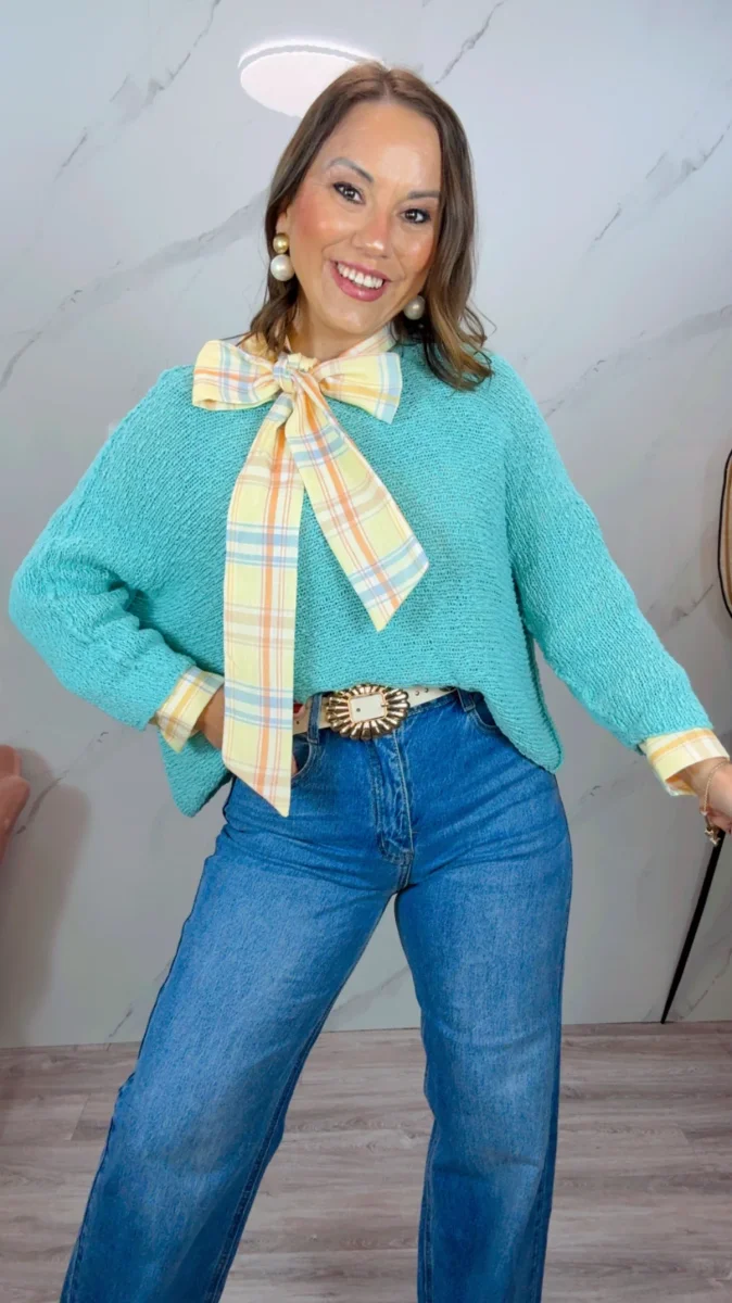 Jersey Nerea Azul Turquesa