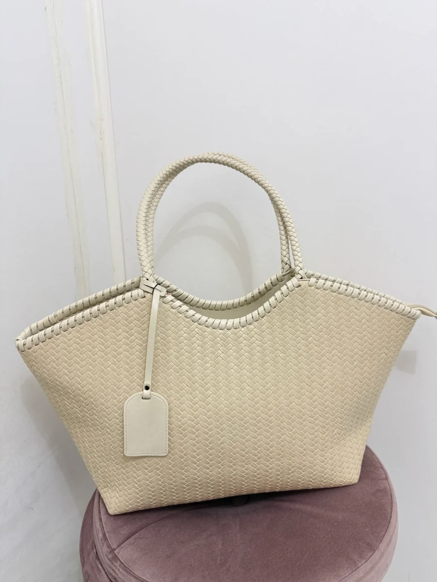 Bolso trenzado Marfil