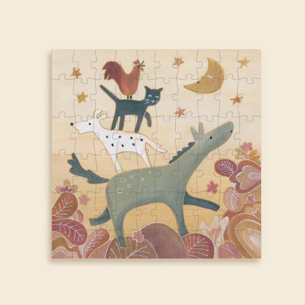 Puzzle Músicos de Bremen 60 piezas