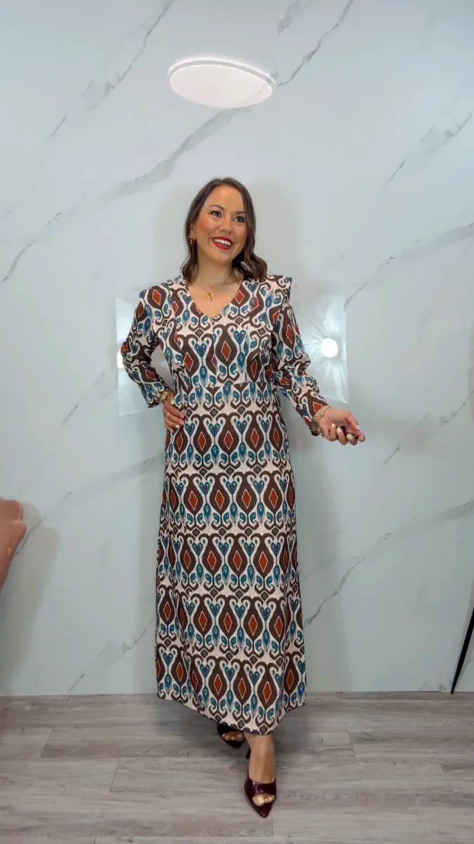 Vestido Teresa Marrón